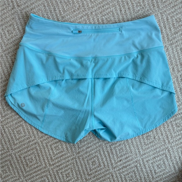 Lululemon Athletica Sky Blue Athletic Shorts - Picture 3 of 3